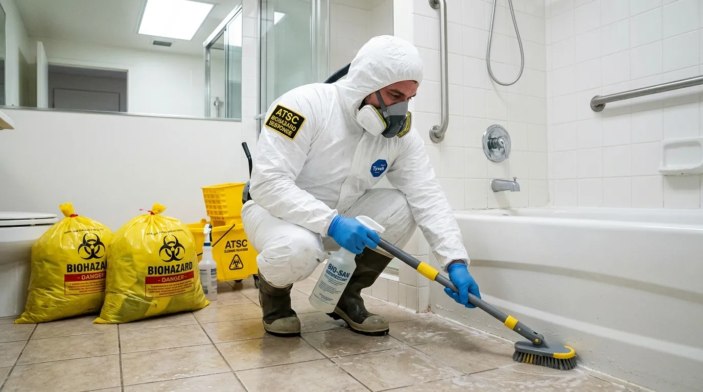 Decontamination equipment deployed for Blood Cleanup in New Brighton